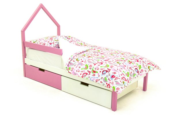 Детская кровать-домик мини Svogen цвет лаванда-белый (Бельмарко)